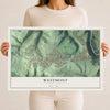 Map of Westmont, Pennsylvania, 12 x 18 inch unframed archival matte print