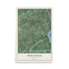 Map of Wheatfield, Pennsylvania, 12 x 18 inch unframed archival matte print