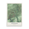 Map of Whitemarsh, Pennsylvania, 12 x 18 inch unframed archival matte print