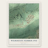 Wilburton Number One, Pennsylvania map print, the full design