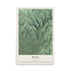 Map of Wolf, Pennsylvania, 12 x 18 inch unframed archival matte print