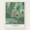 Yatesboro, Pennsylvania map print, the full design