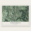 Barranquitas, Puerto Rico map print, the full design