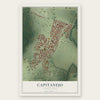 Capitanejo, Puerto Rico map print, the full design