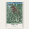 Carolina, Puerto Rico map print, the full design