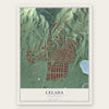 Celada, Puerto Rico map print, the full design