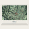 Cidra, Puerto Rico map print, the full design