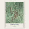 Corcovado, Puerto Rico map print, the full design