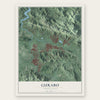 Gurabo, Puerto Rico map print, the full design