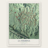 La Fermina, Puerto Rico map print, the full design