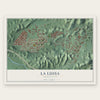 La Luisa, Puerto Rico map print, the full design