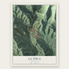La Yuca, Puerto Rico map print, the full design