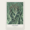 Luyando, Puerto Rico map print, the full design