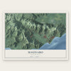 Maunabo, Puerto Rico map print, the full design