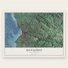 Mayagüez, Puerto Rico map print, the full design