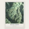 Monte Verde, Puerto Rico map print, the full design