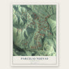 Parcelas Nuevas, Puerto Rico map print, the full design