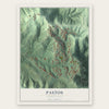 Pastos, Puerto Rico map print, the full design