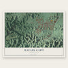 Rafael Capó, Puerto Rico map print, the full design