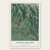 Sabana Grande, Puerto Rico map print, the full design