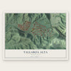 Tallaboa Alta, Puerto Rico map print, the full design