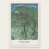 Vega Baja, Puerto Rico map print, the full design