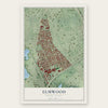 Elmwood, Rhode Island map print, the full design