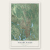 Valley Falls, Rhode Island map print, the full design