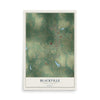 Map of Blackville, South Carolina, 12 x 18 inch unframed archival matte print