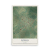 Map of Bowman, South Carolina, 12 x 18 inch unframed archival matte print