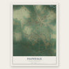 Floydale, South Carolina map print, the full design