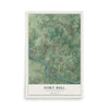 Map of Fort Mill, South Carolina, 12 x 18 inch unframed archival matte print