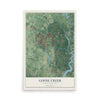 Map of Goose Creek, South Carolina, 12 x 18 inch unframed archival matte print
