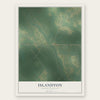 Islandton, South Carolina map print, the full design