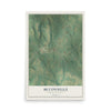 Map of McConnells, South Carolina, 12 x 18 inch unframed archival matte print