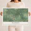 Map of McCormick, South Carolina, 12 x 18 inch unframed archival matte print