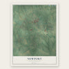 Newport, South Carolina map print, the full design
