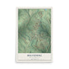 Map of Belvedere, South Carolina, 12 x 18 inch unframed archival matte print
