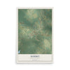 Map of Summit, South Carolina, 12 x 18 inch unframed archival matte print