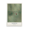 Map of Batesland, South Dakota, 12 x 18 inch unframed archival matte print