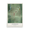 Map of Centerville, South Dakota, 12 x 18 inch unframed archival matte print