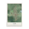 Map of Clark, South Dakota, 12 x 18 inch unframed archival matte print