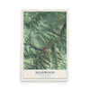 Map of Deadwood, South Dakota, 12 x 18 inch unframed archival matte print