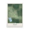 Map of Dolton, South Dakota, 12 x 18 inch unframed archival matte print
