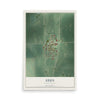 Map of Eden, South Dakota, 12 x 18 inch unframed archival matte print