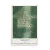 Map of Frankfort, South Dakota, 12 x 18 inch unframed archival matte print