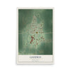 Map of Goodwin, South Dakota, 12 x 18 inch unframed archival matte print
