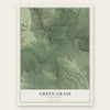 Green Grass, South Dakota map print, the full design