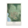 Map of Hayti, South Dakota, 12 x 18 inch unframed archival matte print