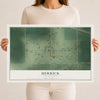 Map of Herrick, South Dakota, 12 x 18 inch unframed archival matte print